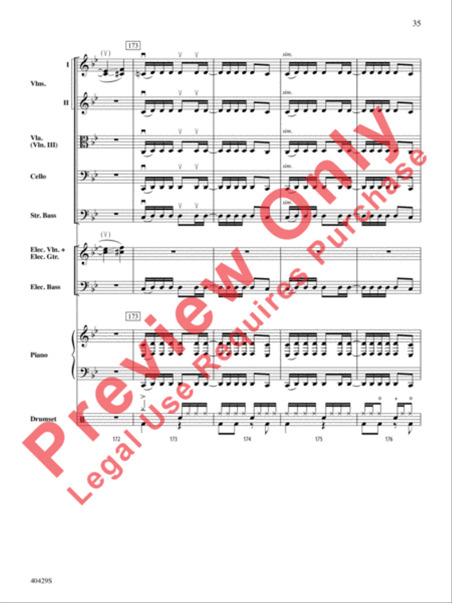 Wish Liszt Wish Liszt String Orchestra scores gallery preview page 36
