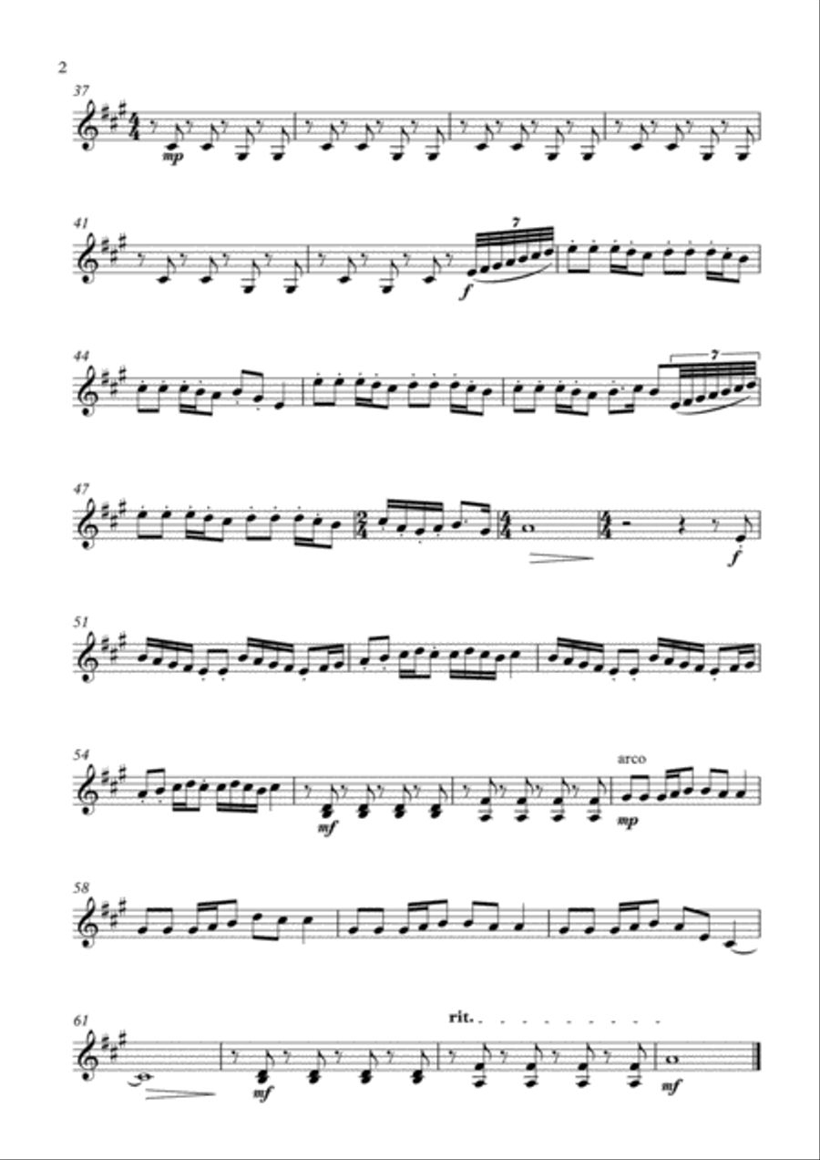 Stop The Cavalry String Quartet scores gallery preview page 2