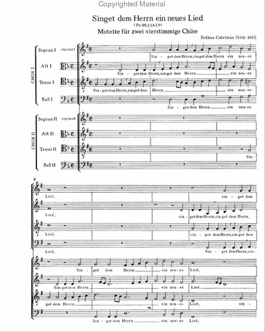Psalm 96 4-Part scores gallery preview page 14