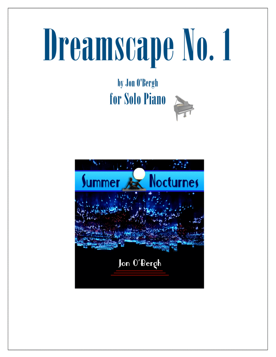Dreamscape No. 1 - Dreamy, Easy Piano Easy Piano scores gallery preview page 1