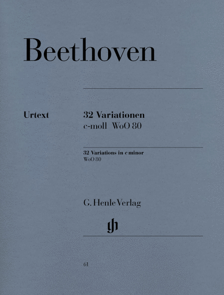 Beethoven, Ludwig van: 32 Variations C minor WoO 80