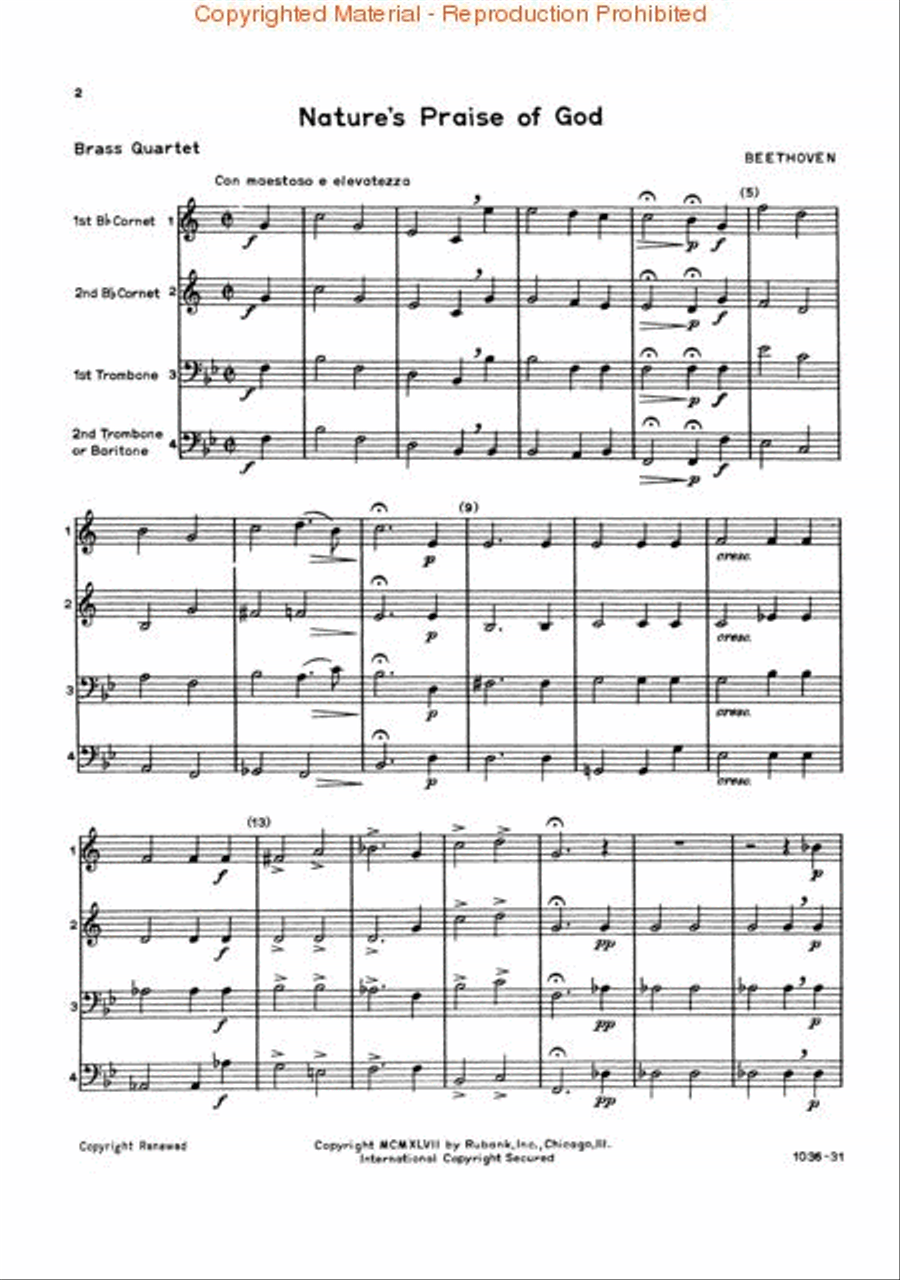 Ensemble Classics Series Brass Quartets - Volume 2 Brass Quartet scores gallery preview page 2