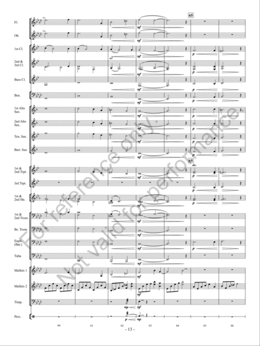 The Meeting Place Concert Band scores gallery preview page 14