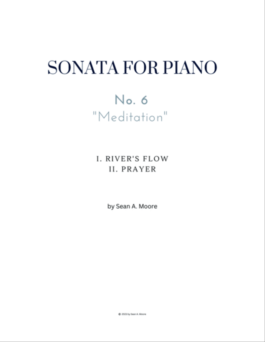 Sonata No. 6 for Piano 