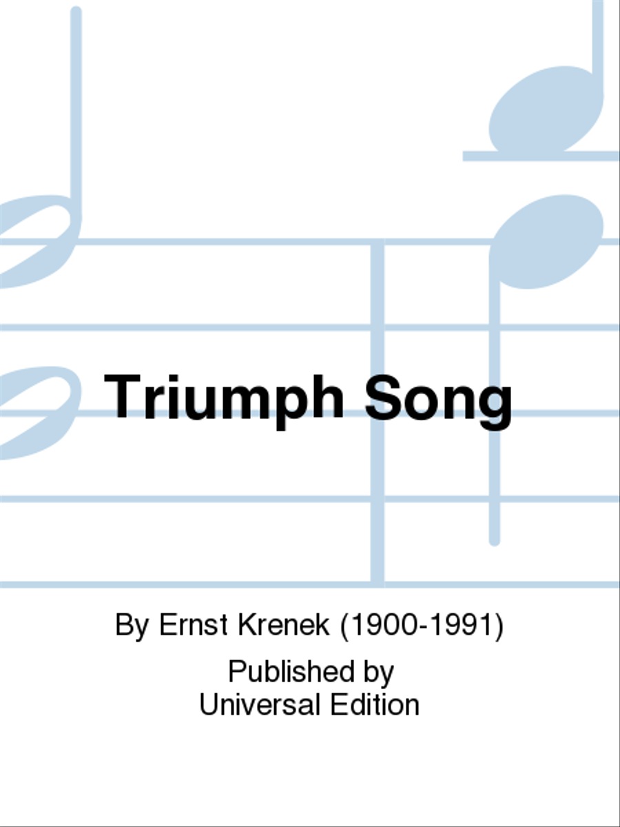 Triumph Song Triumph Song School and Community scores gallery preview page 1