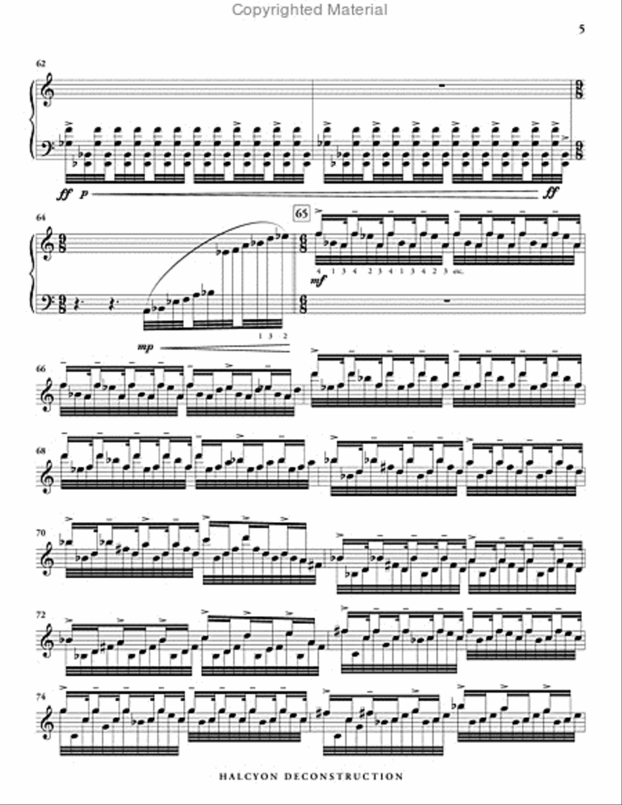 Halcyon Deconstruction Marimba scores gallery preview page 6