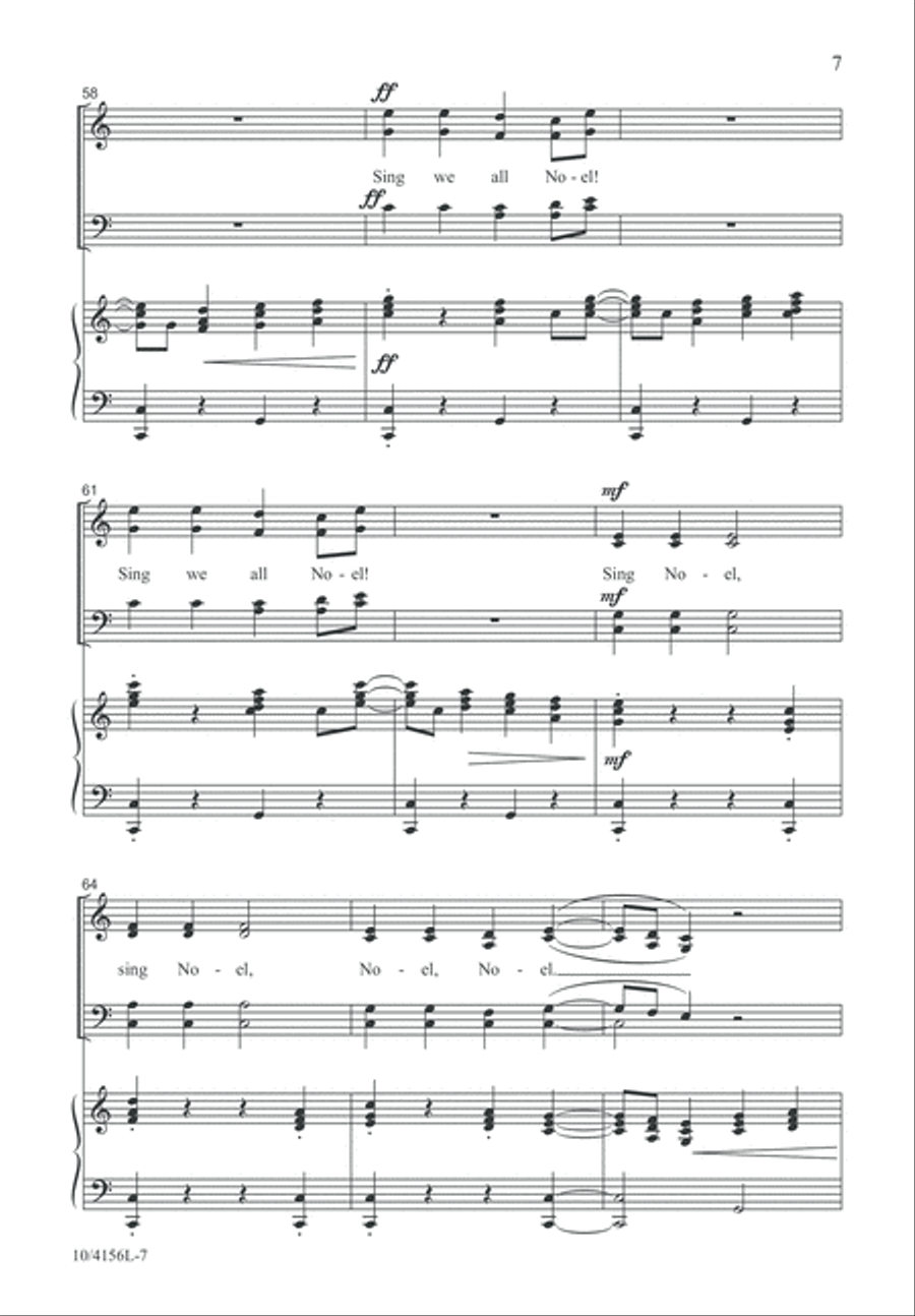 Noel Festival Noel Festival 4-Part scores gallery preview page 7