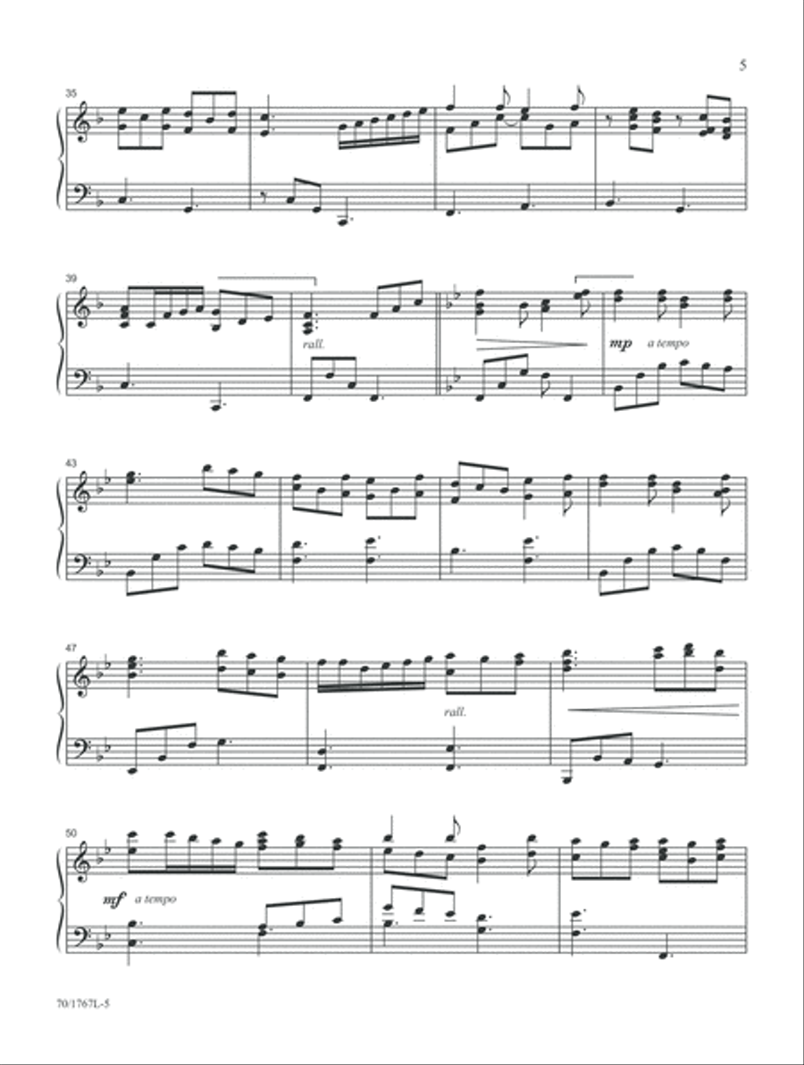 Prayludes for Autumn Piano Solo scores gallery preview page 5