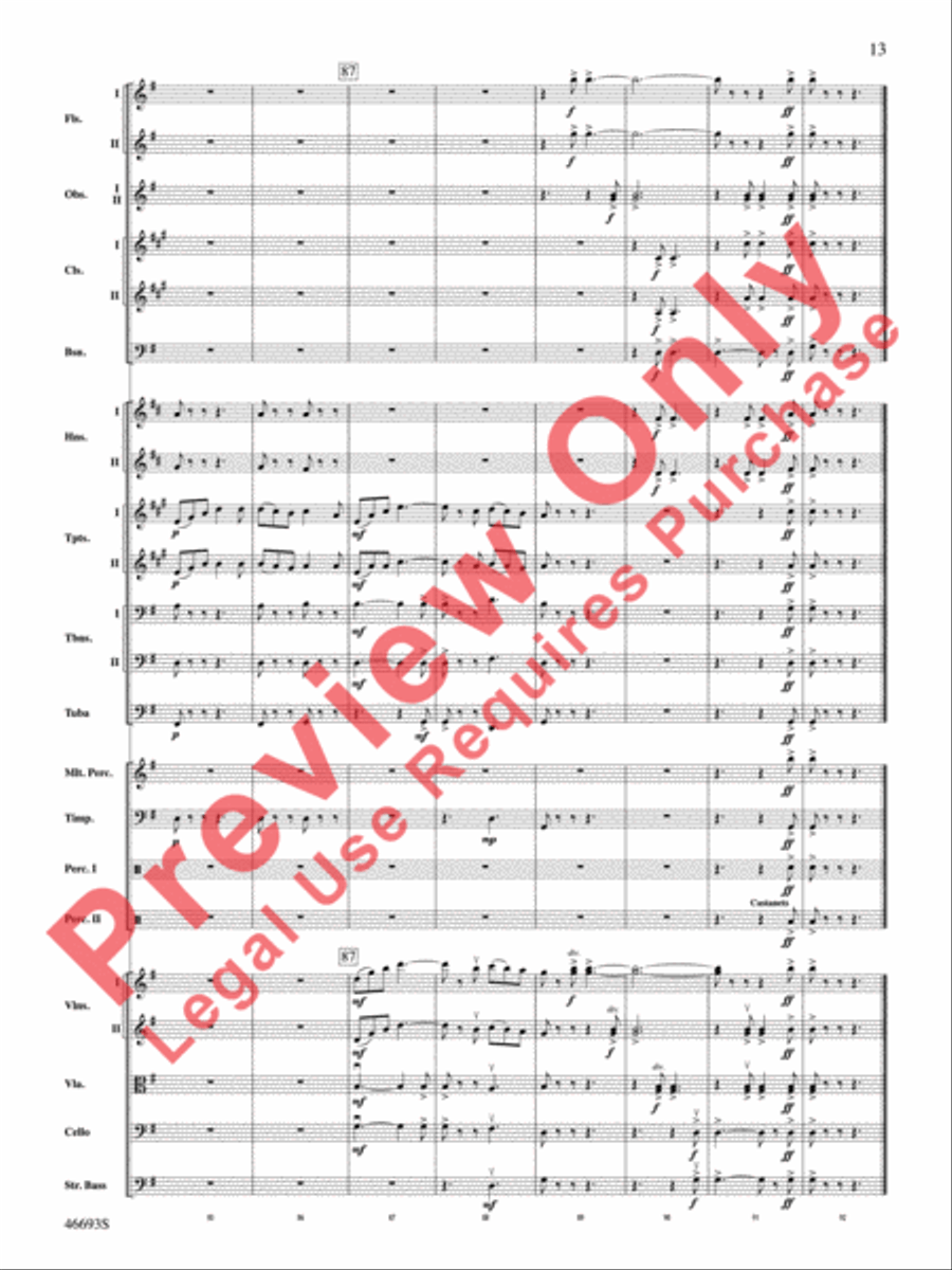 Suite of Carols Full Orchestra scores gallery preview page 14