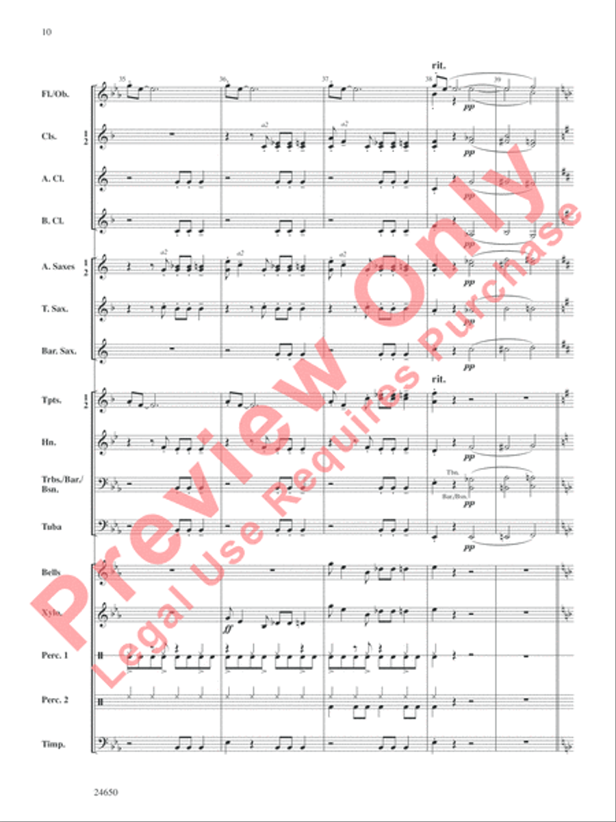 Salsa and Chips Salsa and Chips Concert Band scores gallery preview page 11