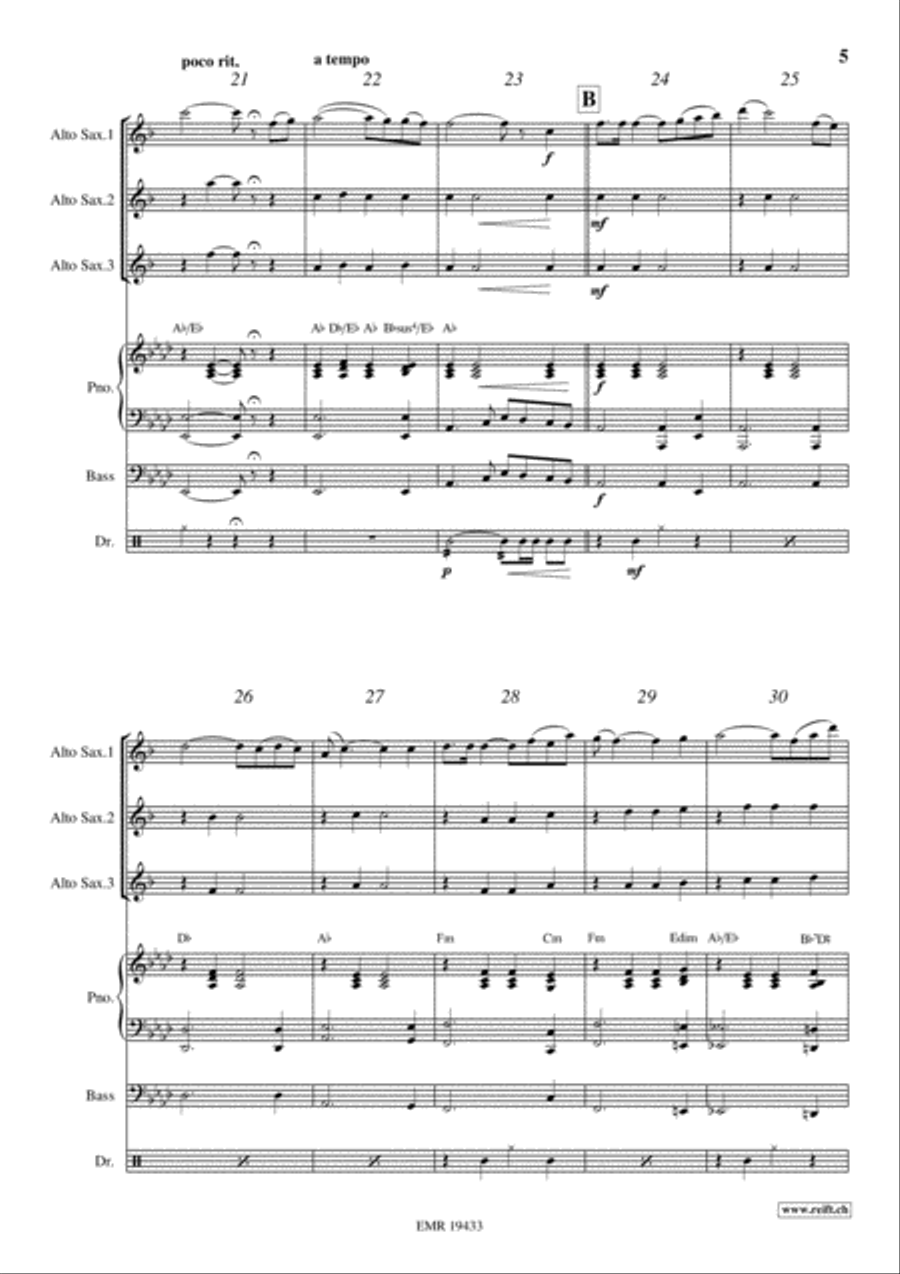 Nautical Airs Alto Saxophone scores gallery preview page 5