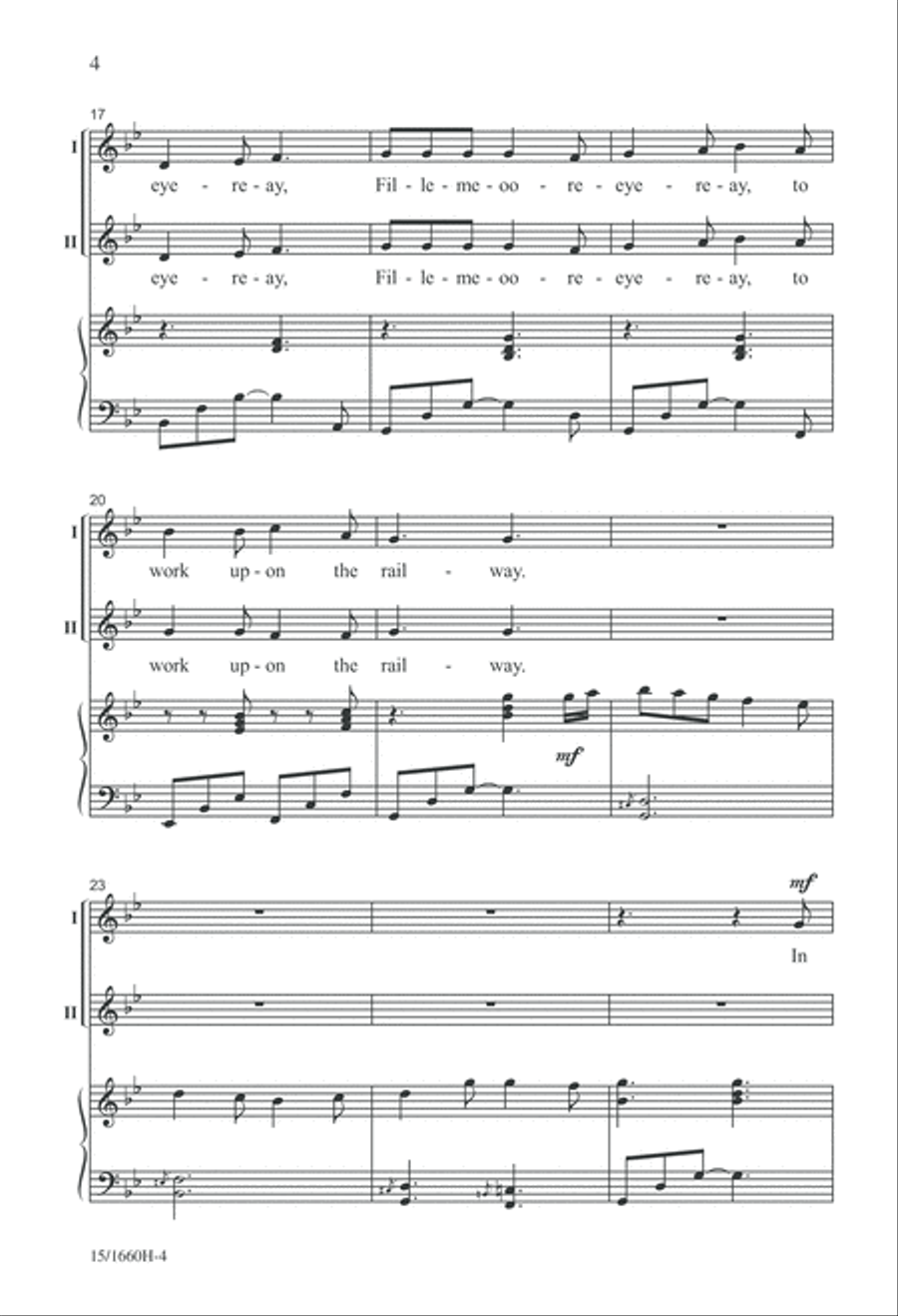 On the Railroad 2-Part scores gallery preview page 4