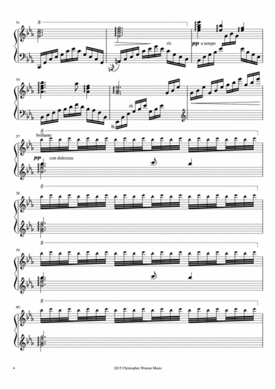 Silent Night Fantasy - For Solo Piano Piano Method scores gallery preview page 4
