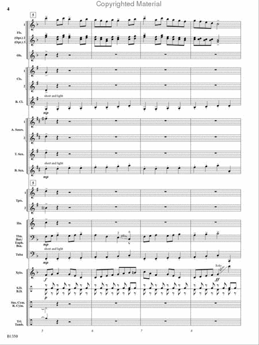Flutopia Concert Band scores gallery preview page 3