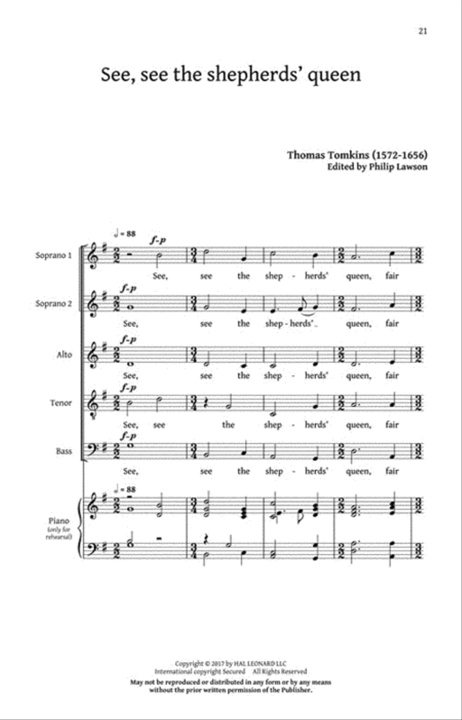 Phyllis and Amaryllis 4-Part scores gallery preview page 5