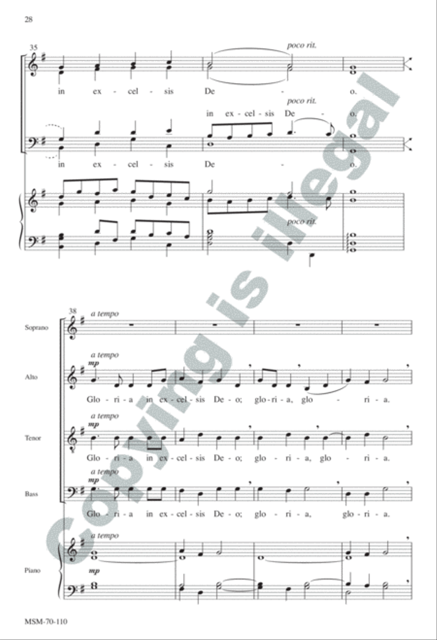 A Carol Suite SSATBB scores gallery preview page 28