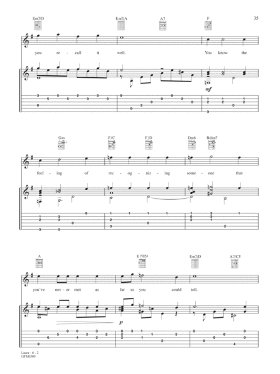Laura Laura Guitar Solo scores gallery preview page 2