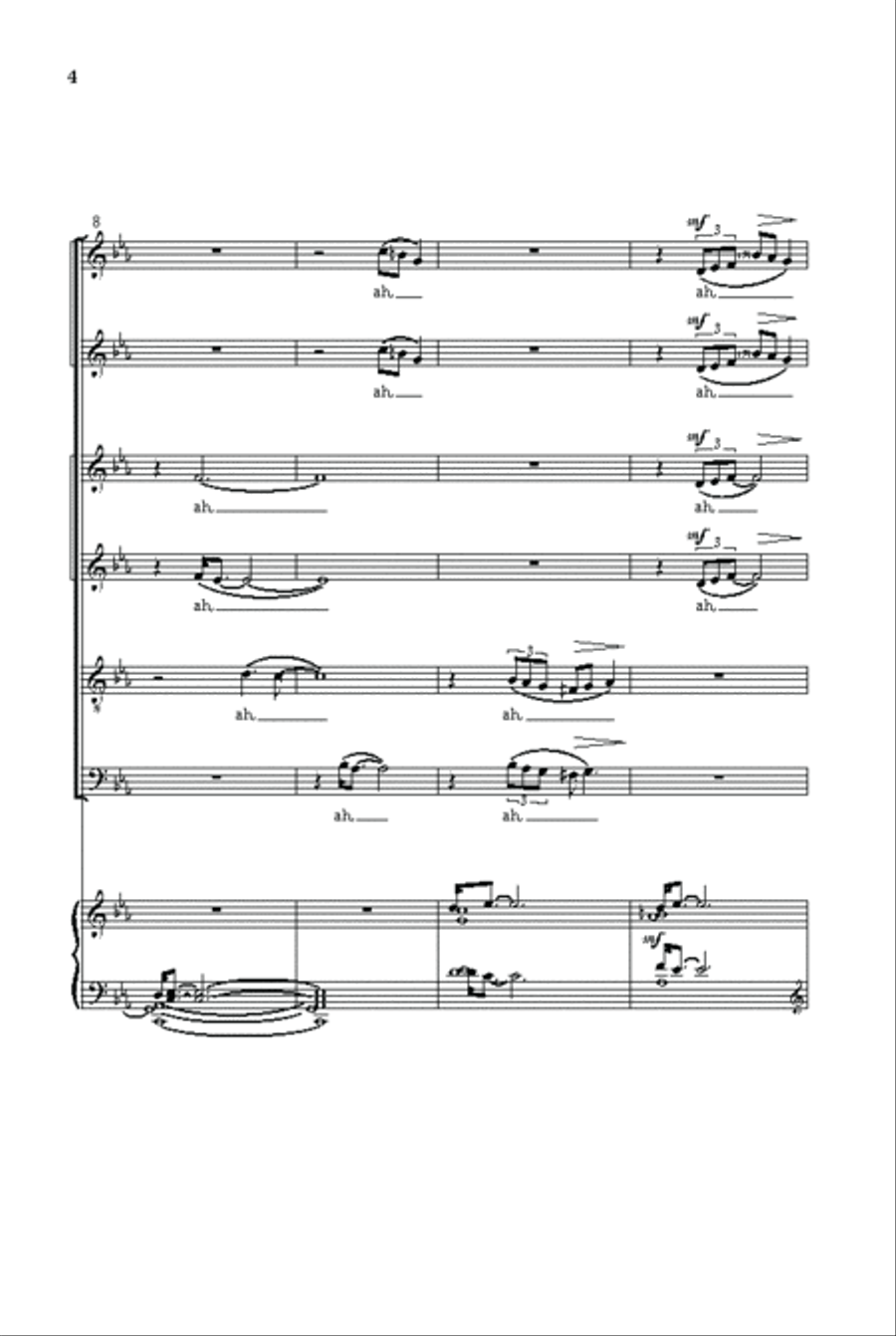 Armistice 1918 - SATB Divisi scores gallery preview page 3