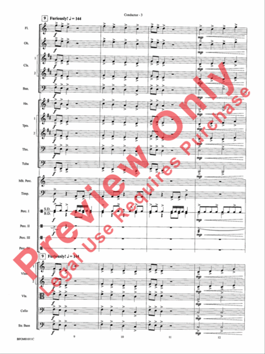 Dark Adventure Full Orchestra scores gallery preview page 6