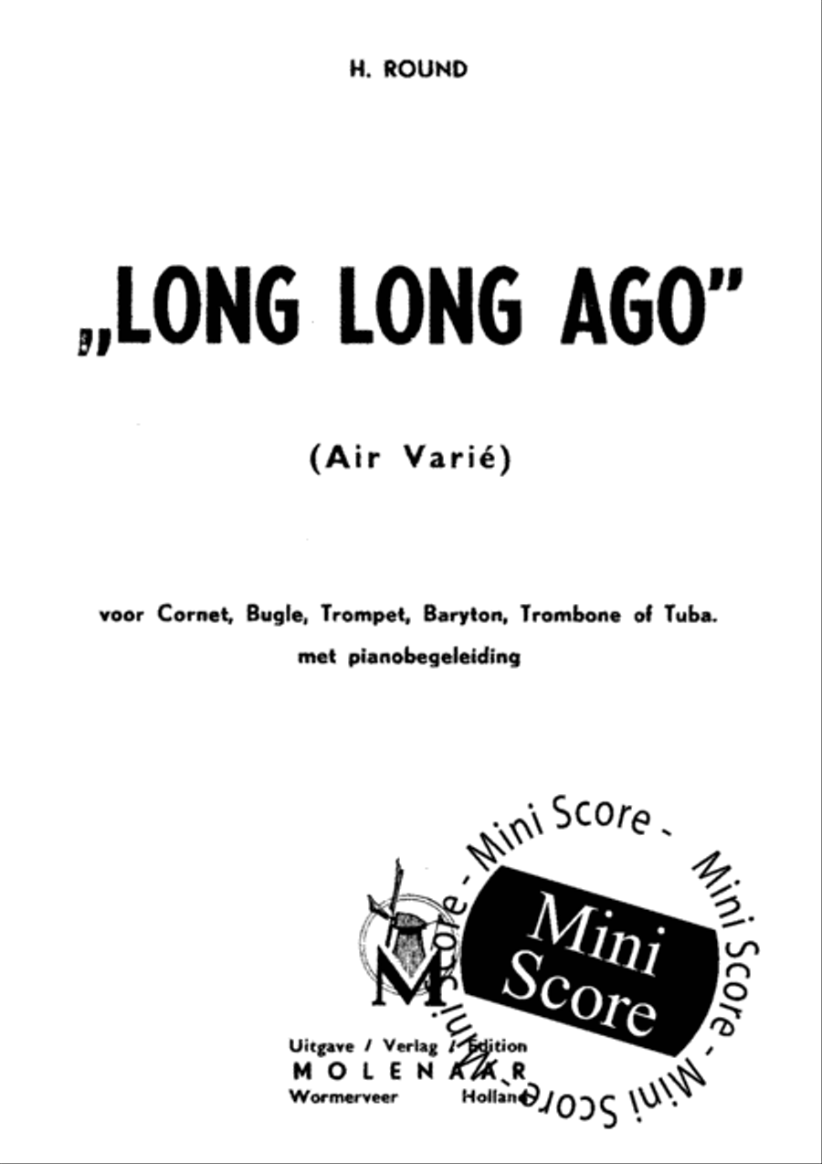 Long Long Ago Long Long Ago Baritone Horn scores gallery preview page 3