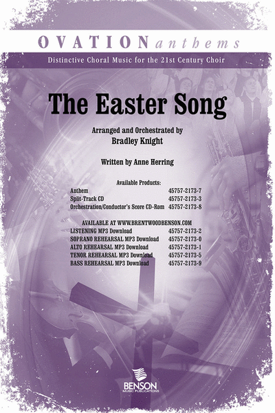 The Easter Song (Split Track Accompaniment CD)