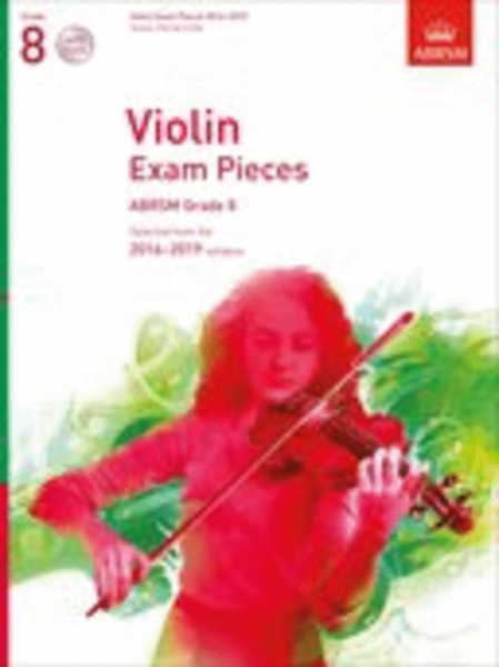 Violin Exam Pieces 2016-2019, ABRSM Grade 8, Score, Part & 3 CDs
