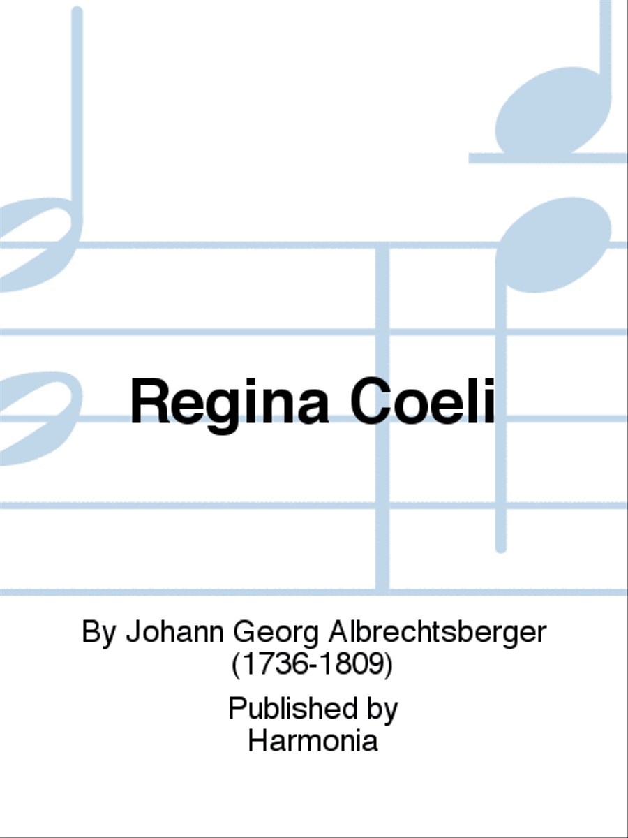 Regina Coeli 4-Part scores gallery preview page 1