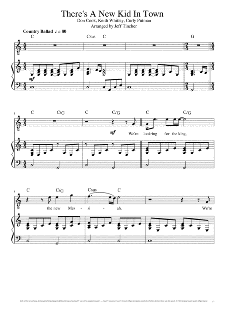 There's A New Kid In Town Voice scores gallery preview page 2