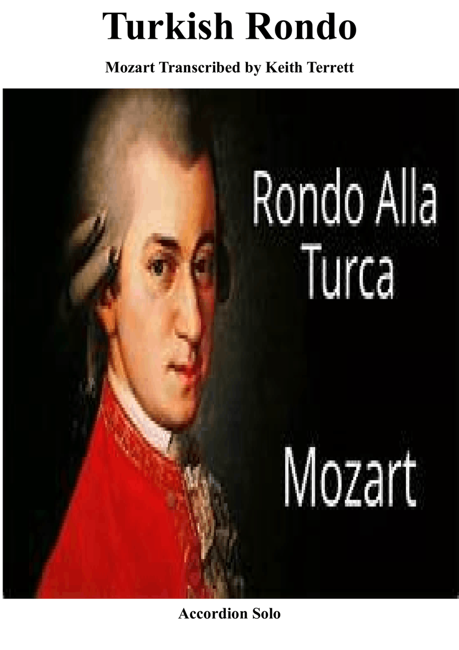 Rondo alla Turca for Accordion Accordion scores gallery preview page 1