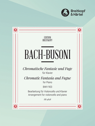 Book cover for Chromatic Fantasia and Fugue BWV 903
