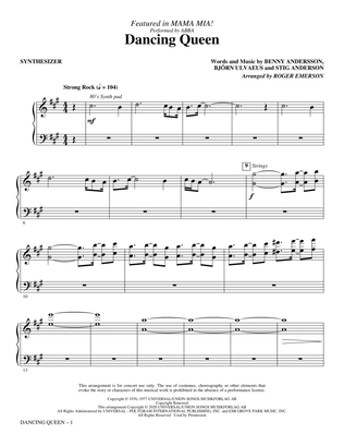 Book cover for Dancing Queen (from Mamma Mia!) (arr. Roger Emerson) - Synthesizer