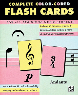 Book cover for Complete Color-Coded Flash Cards