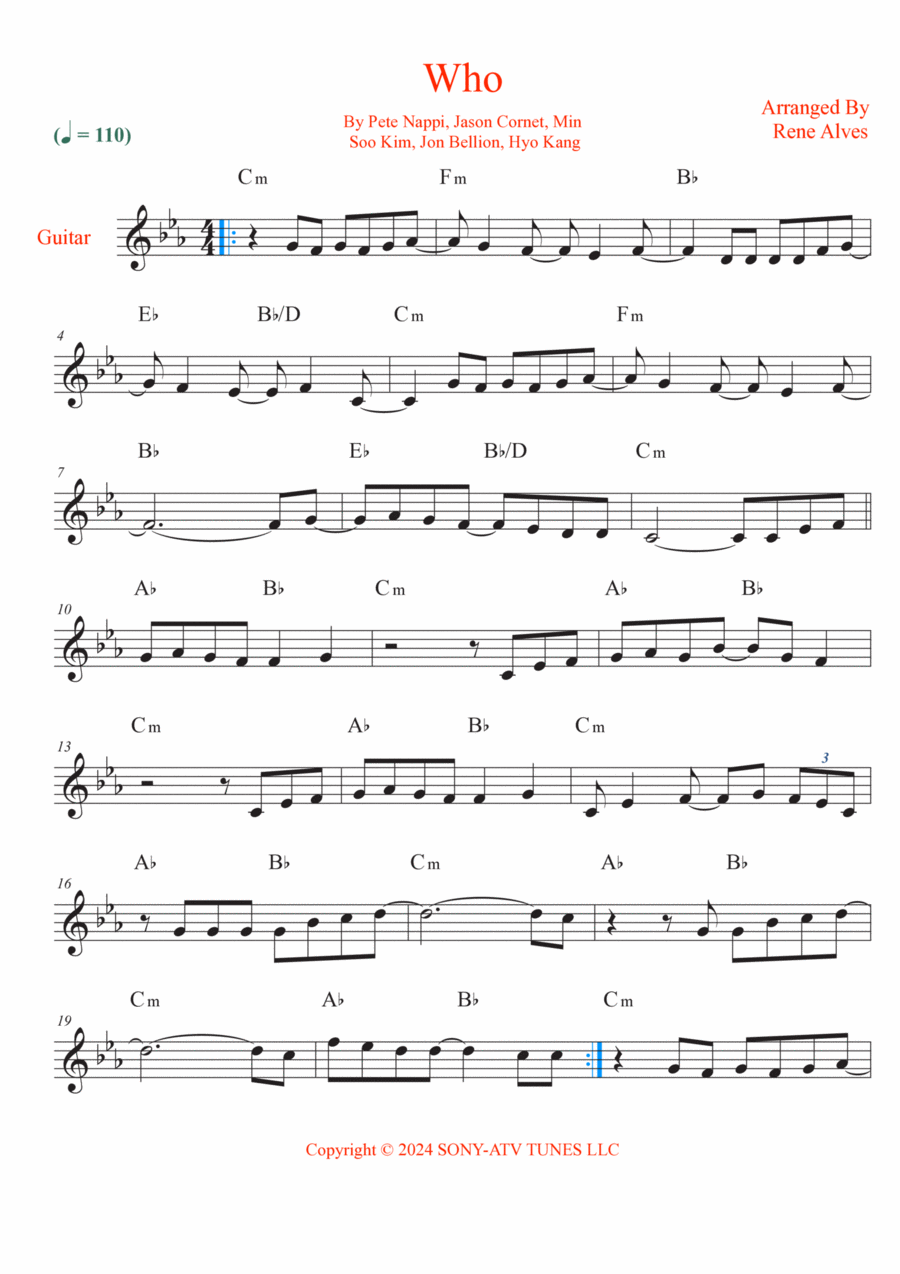 Who Acoustic Guitar scores gallery preview page 1
