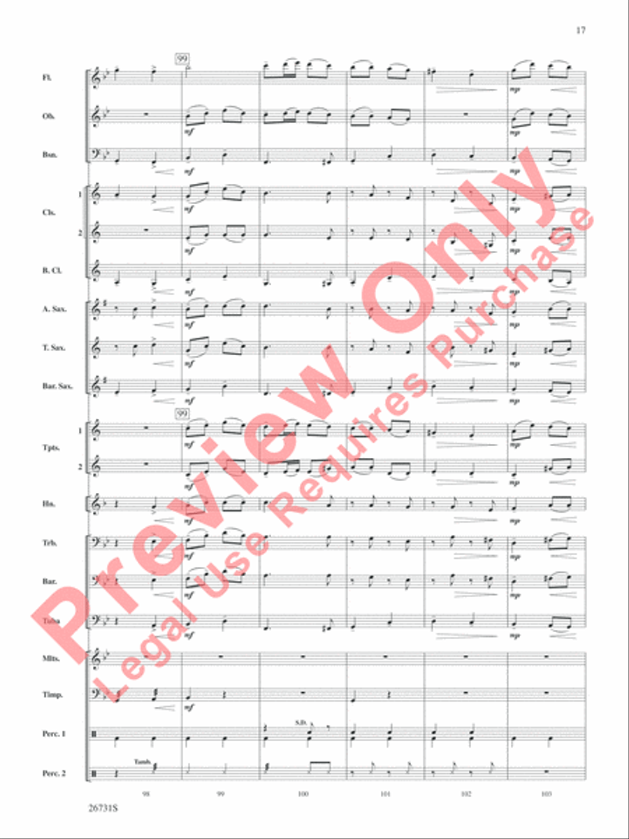 Christmastime in Russia Christmastime in Russia Concert Band scores gallery preview page 18