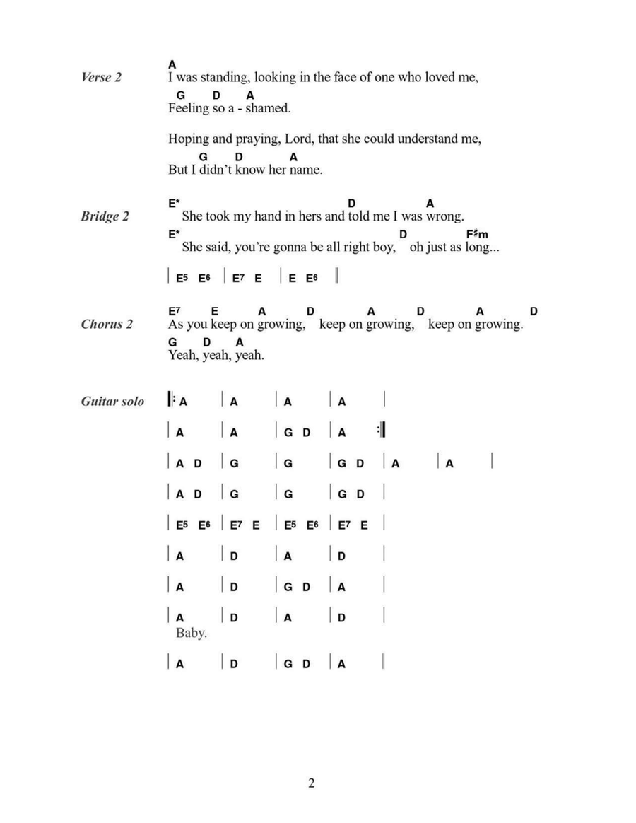 Keep On Growing Electric Guitar scores gallery preview page 2