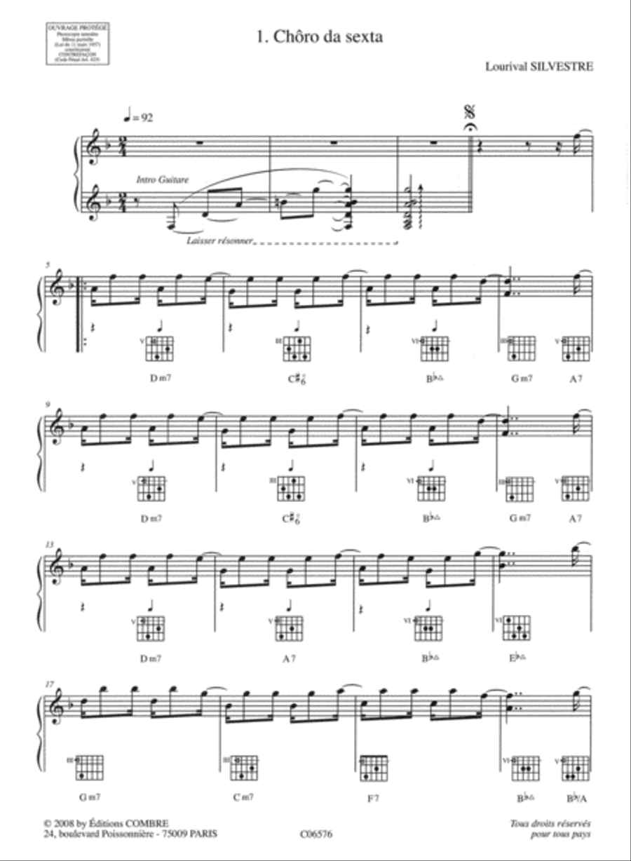 Chora Choro (10 choros) Chora Choro (10 choros) Orchestra scores gallery preview page 2