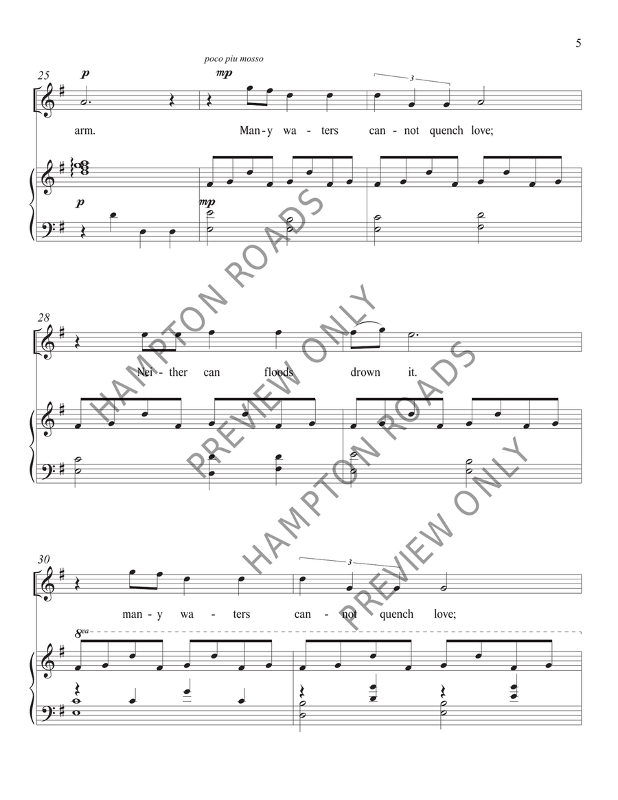 Set Me As a Seal (Medium High) Medium-High Voice scores gallery preview page 6