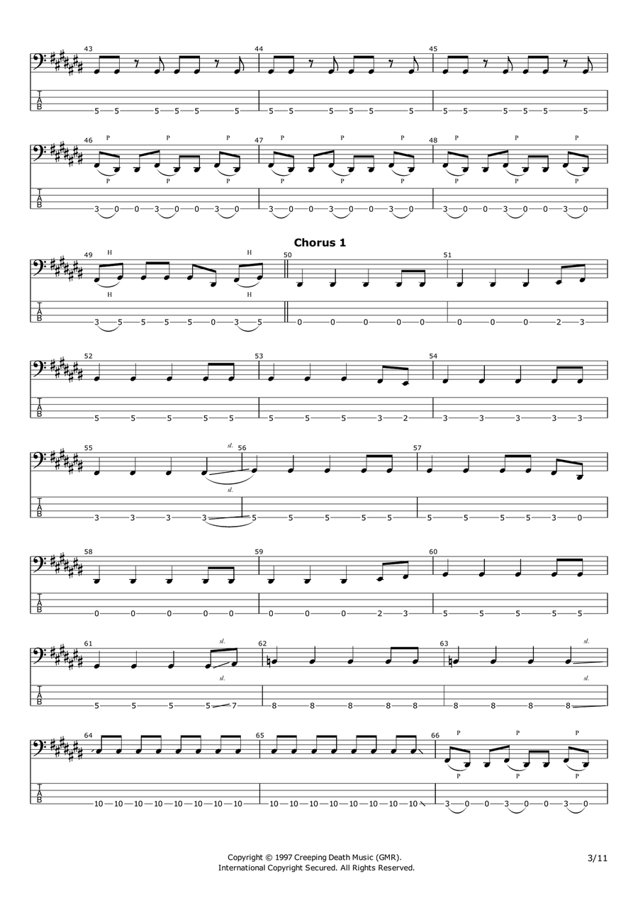 Fuel Guitar Tablature scores gallery preview page 3