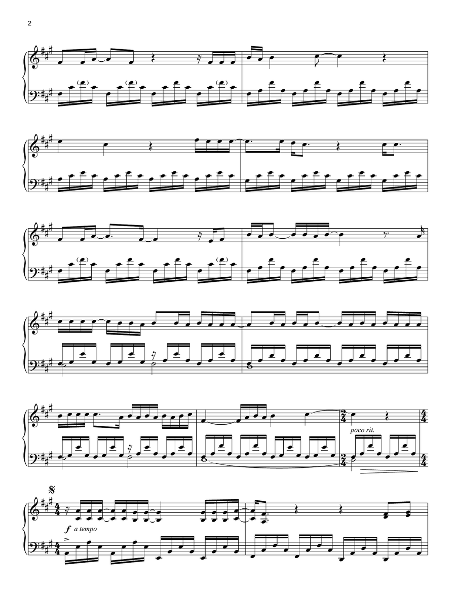 Someone Like You Piano Solo scores gallery preview page 2
