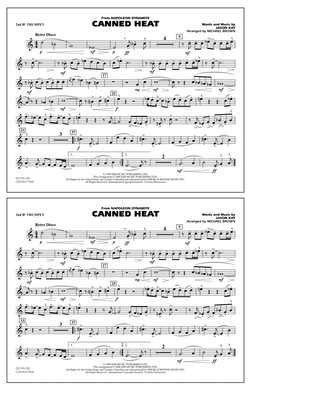 Book cover for Canned Heat (from Napoleon Dynamite) (arr. Michael Brown) - 2nd Bb Trumpet