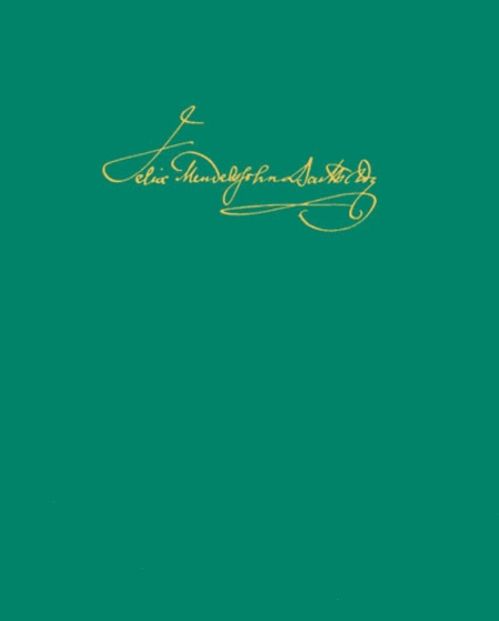Leipziger Ausgabe der Werke von Felix Mendelssohn Bartholdy: Serie III/5