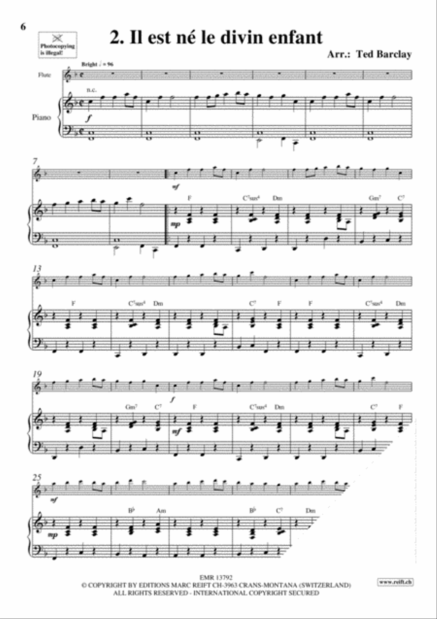 10 Easy Christmas Solos 10 Easy Christmas Solos Flute Solo scores gallery preview page 4