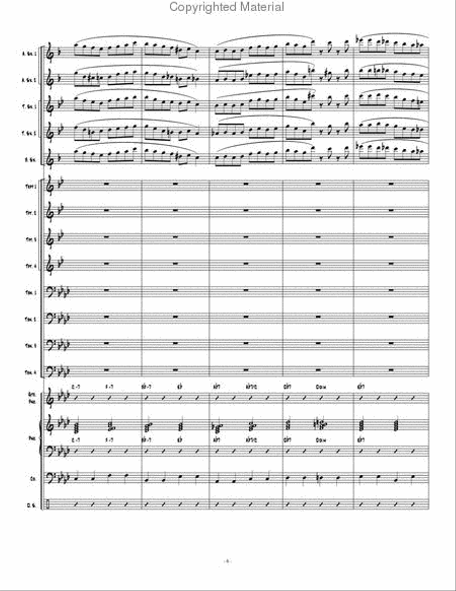 Don't Get Caught Jazz Ensemble scores gallery preview page 9