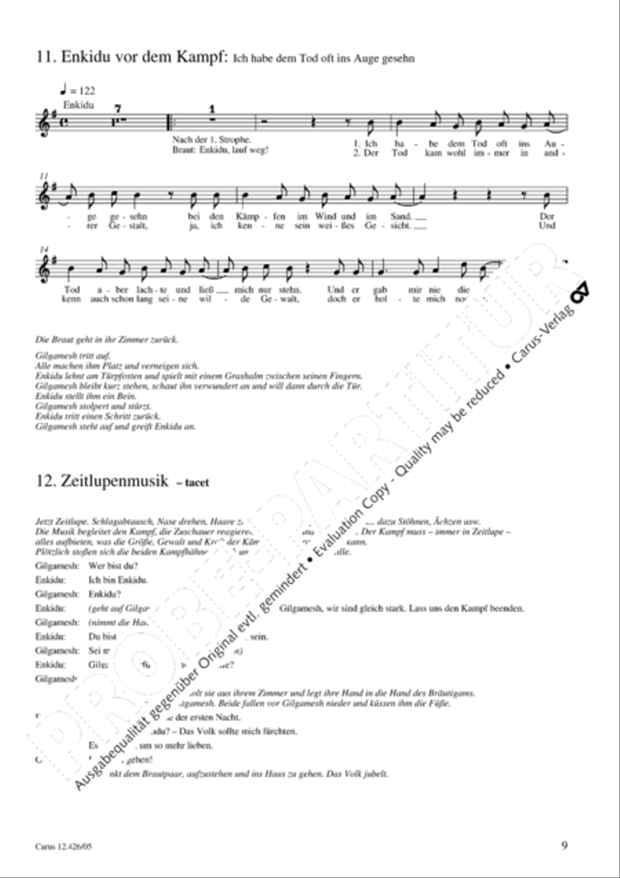 Gilgamesh - Konig von Uruk 3-Part scores gallery preview page 10