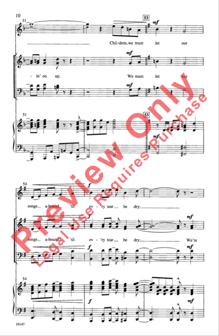 Marchin' on Up 4-Part scores gallery preview page 10