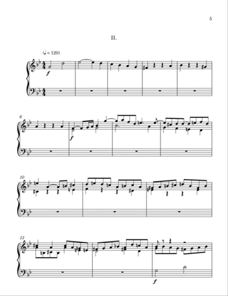 Two Fugues for solo keyboard Piano Solo scores gallery preview page 6