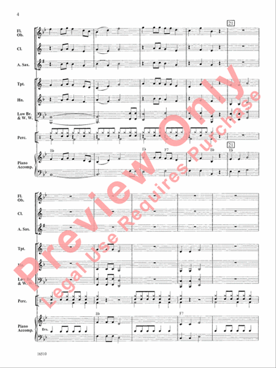 First Rockin' Christmas First Rockin' Christmas Concert Band scores gallery preview page 5