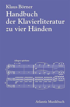 Book cover for Boerner Piano4ms Lit Handbook