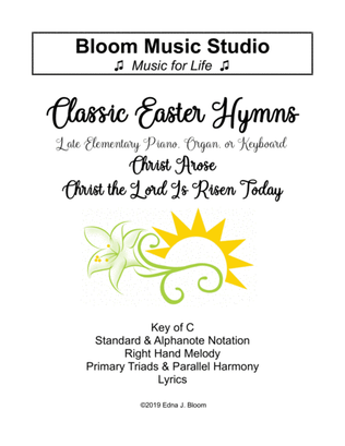 Book cover for Classic Easter Hymns: Christ Arose & Christ the Lord Is Risen Today