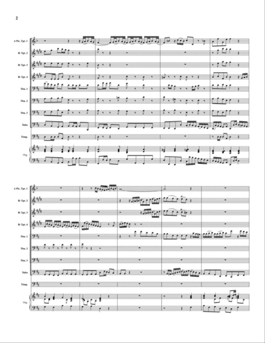 Chorale No. 64 Chorale No. 64 Brass Ensemble scores gallery preview page 2